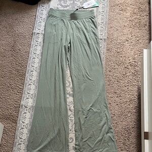Universal Standard Olive Wide-Leg Pants